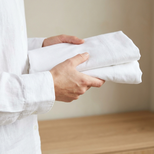 White waterproof pillow protector with soft TENCEL fabric, zippered closure, and breathable moisture-resistant barrier protecting a standard pillow from spills, sweat, and allergens.